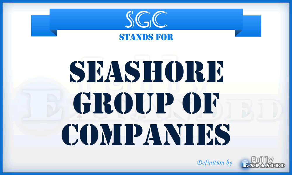 SGC - Seashore Group of Companies