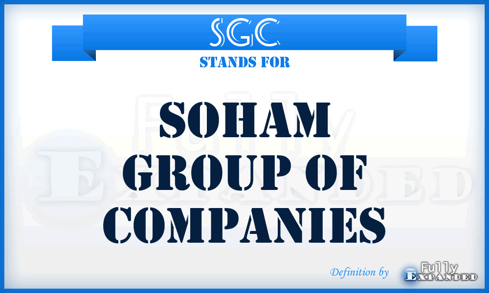 SGC - Soham Group of Companies