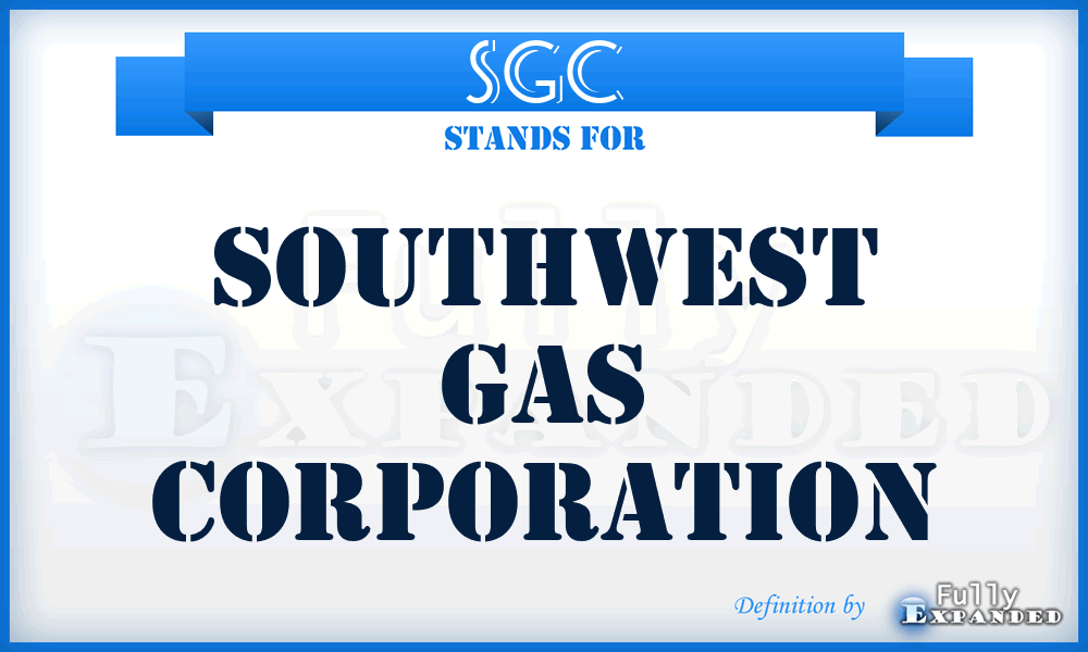 SGC - Southwest Gas Corporation