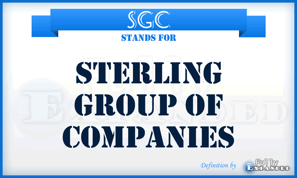 SGC - Sterling Group of Companies