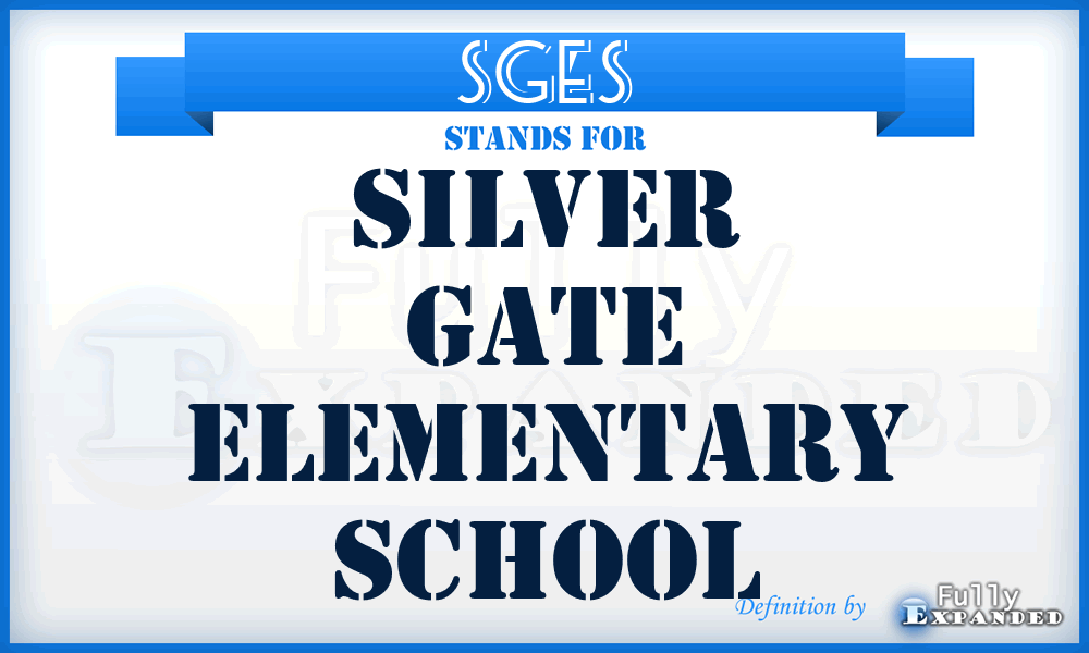 SGES - Silver Gate Elementary School