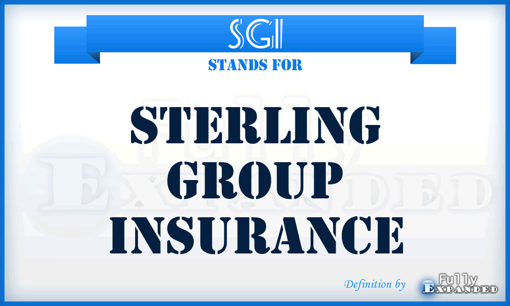 SGI - Sterling Group Insurance