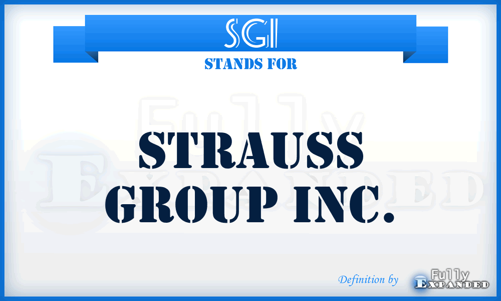 SGI - Strauss Group Inc.