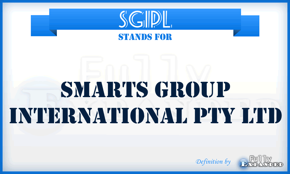 SGIPL - Smarts Group International Pty Ltd