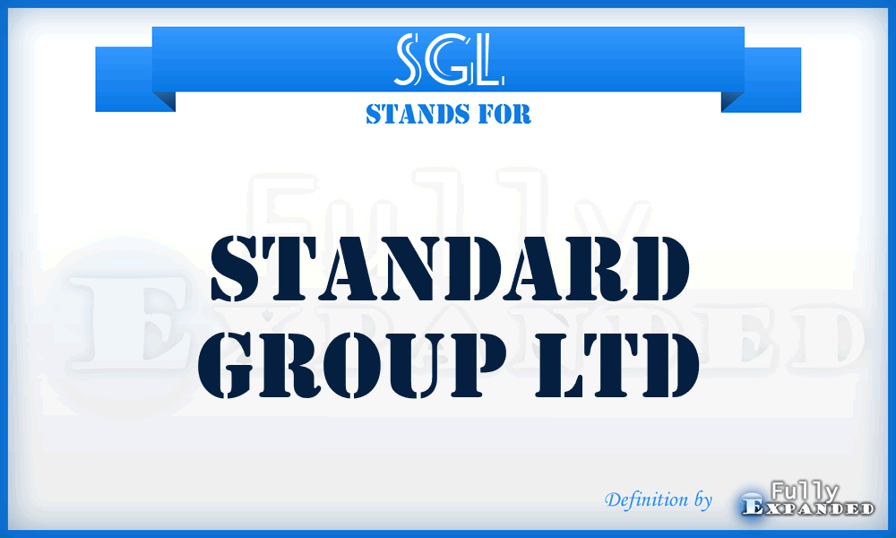 SGL - Standard Group Ltd