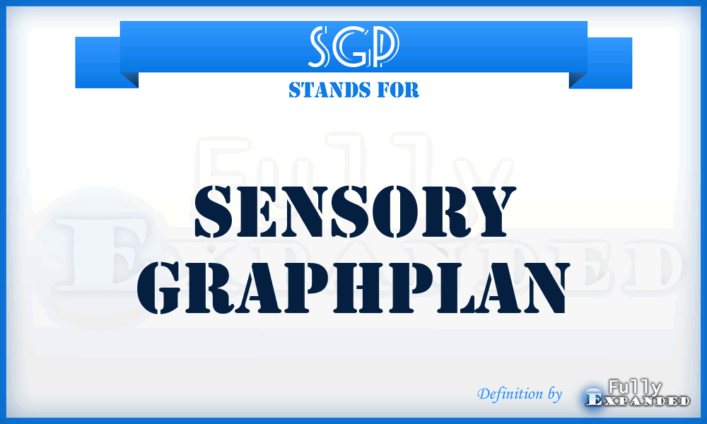 SGP - Sensory Graphplan