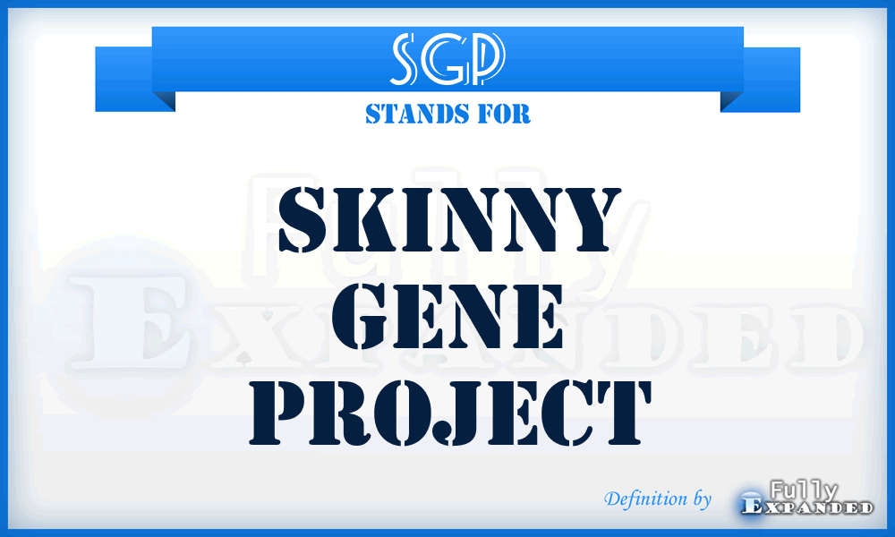 SGP - Skinny Gene Project