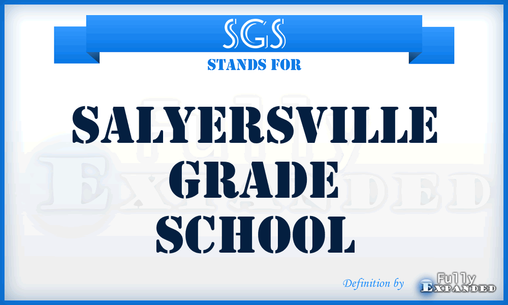 SGS - Salyersville Grade School