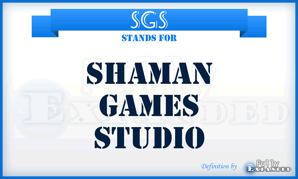 SGS - Shaman Games Studio