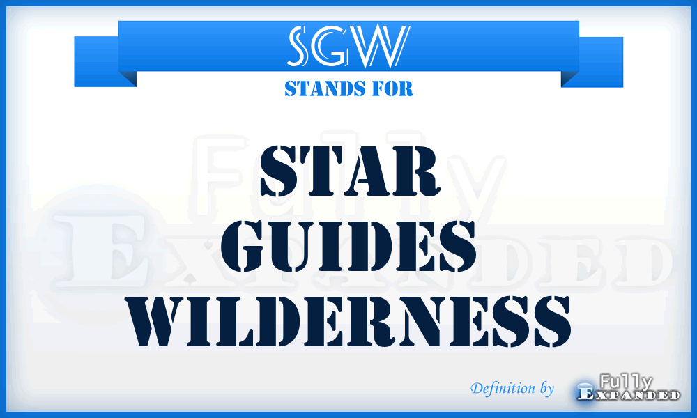 SGW - Star Guides Wilderness