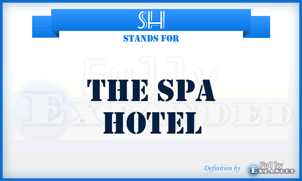 SH - The Spa Hotel