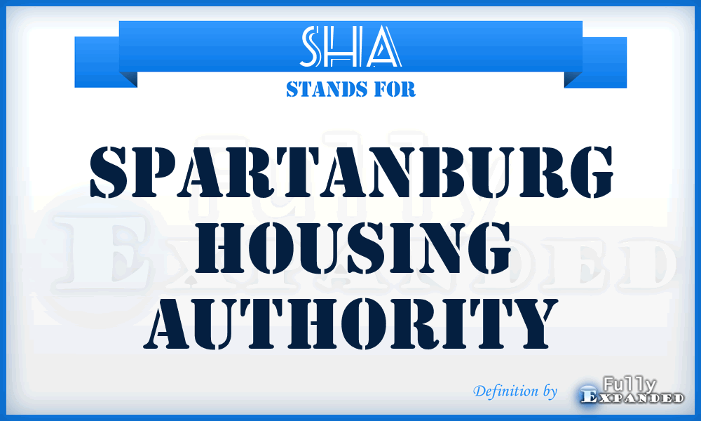 SHA - Spartanburg Housing Authority