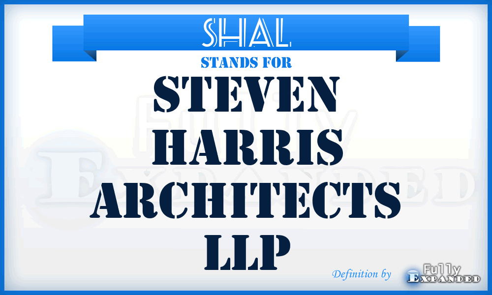 SHAL - Steven Harris Architects LLP