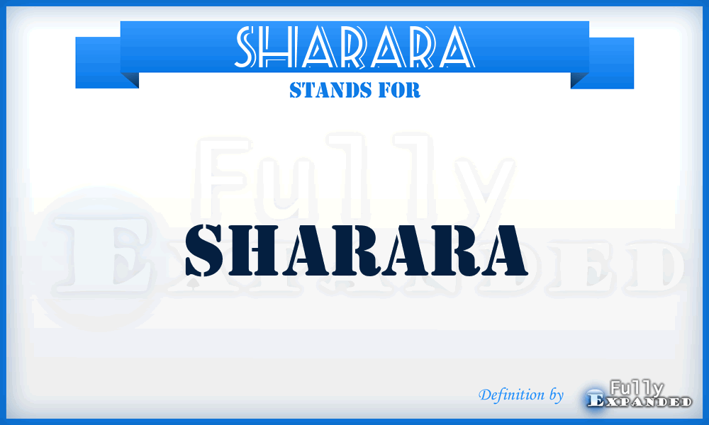 SHARARA - SHARARA