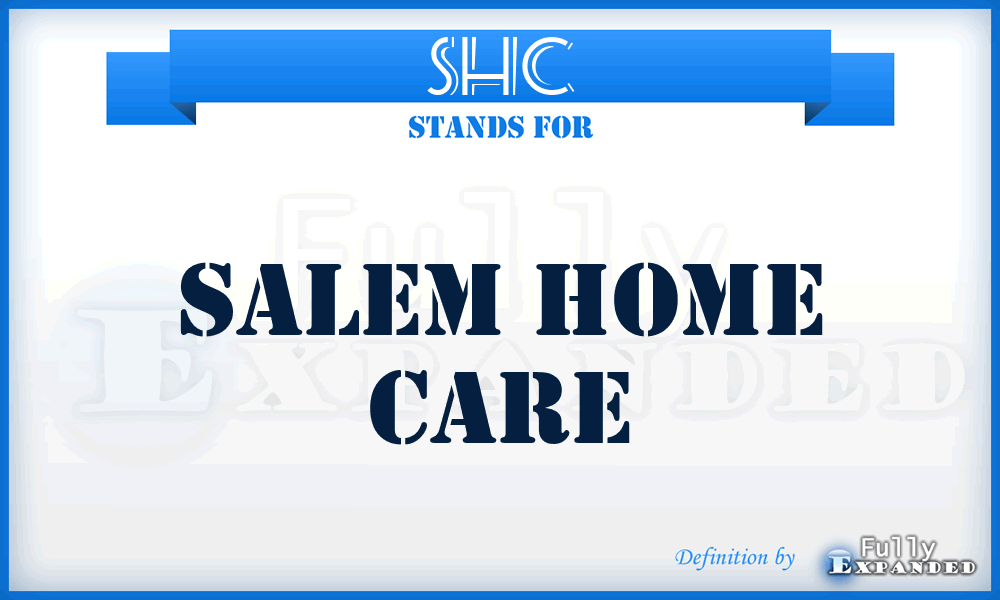 SHC - Salem Home Care