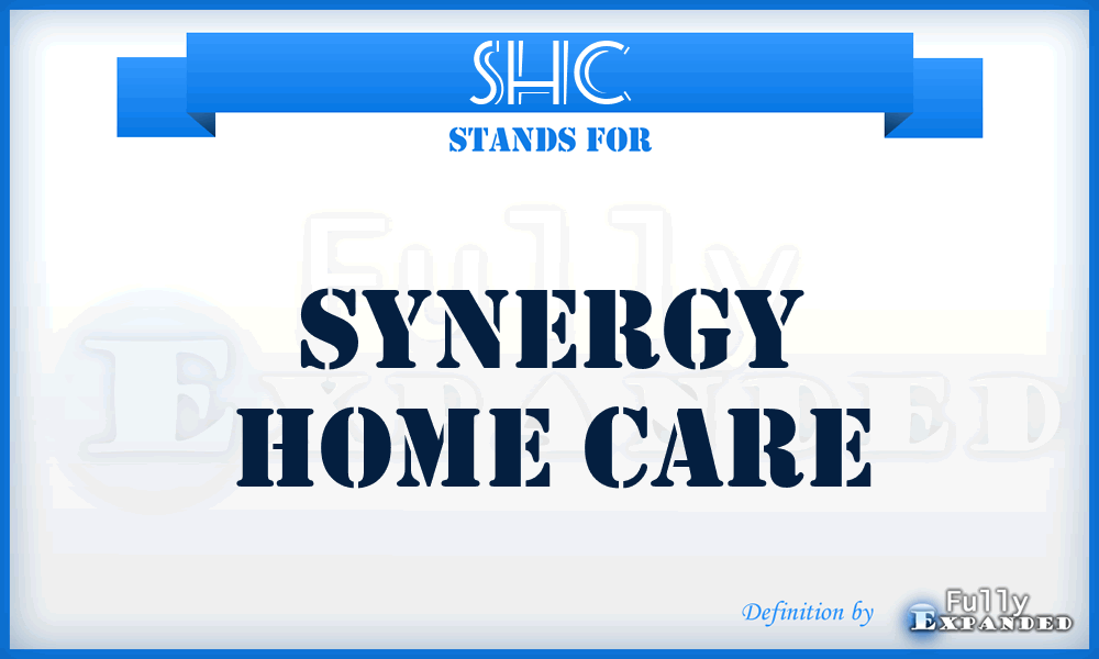 SHC - Synergy Home Care