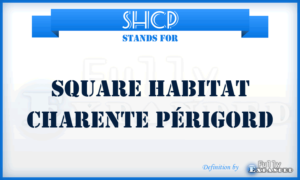 SHCP - Square Habitat Charente Périgord