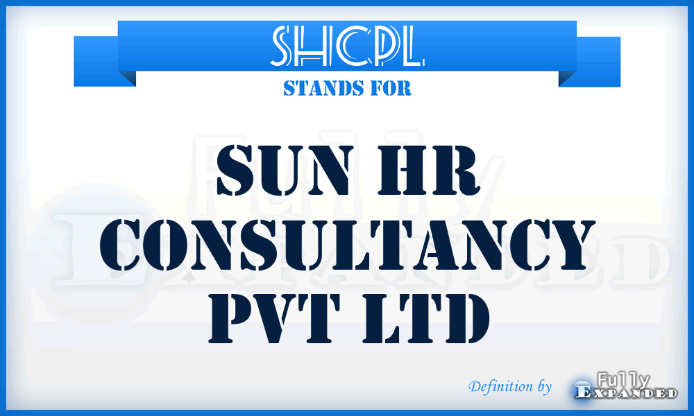 SHCPL - Sun Hr Consultancy Pvt Ltd