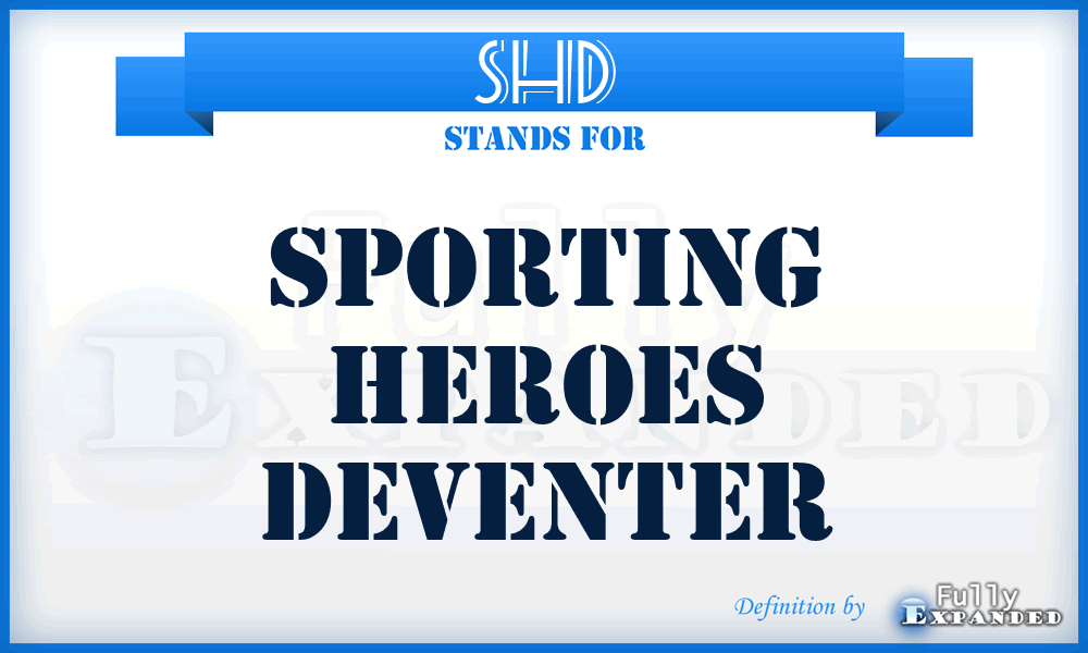 SHD - Sporting Heroes Deventer