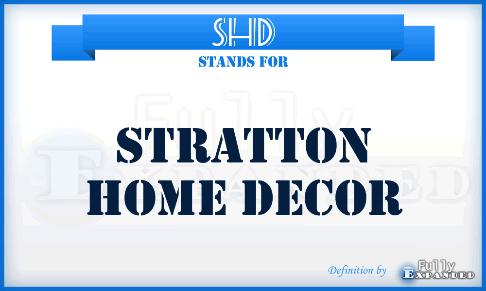 SHD - Stratton Home Decor