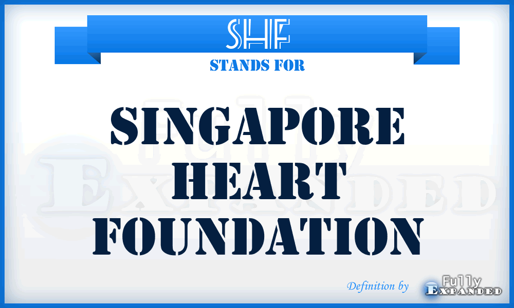 SHF - Singapore Heart Foundation