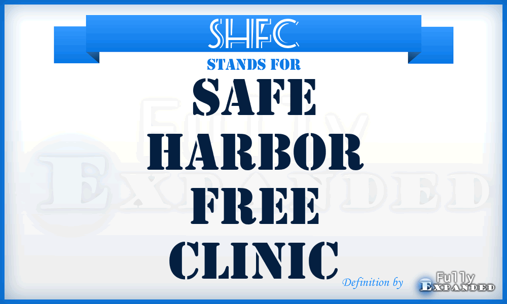 SHFC - Safe Harbor Free Clinic