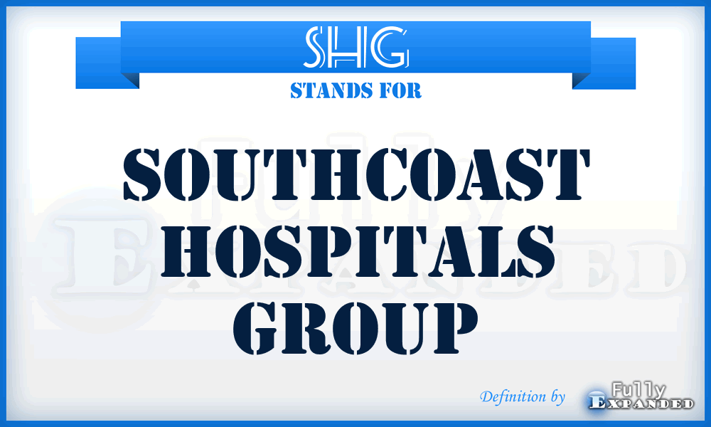 SHG - Southcoast Hospitals Group