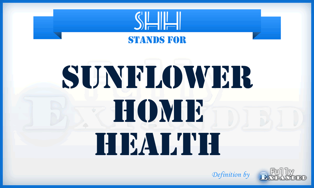 SHH - Sunflower Home Health