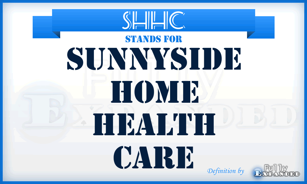 SHHC - Sunnyside Home Health Care