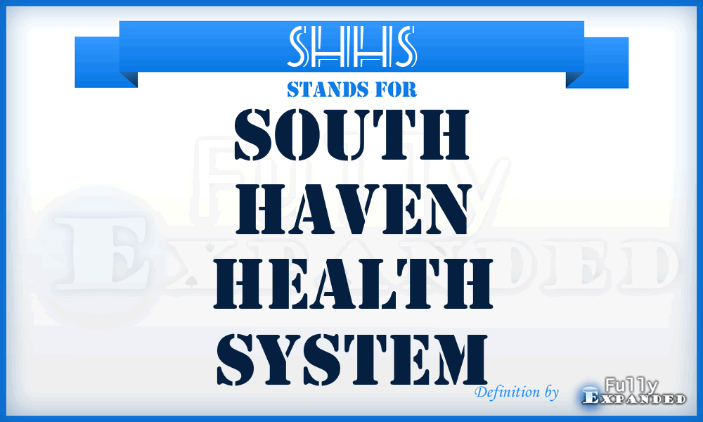 SHHS - South Haven Health System