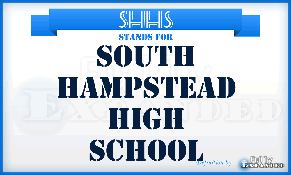 SHHS - South Hampstead High School