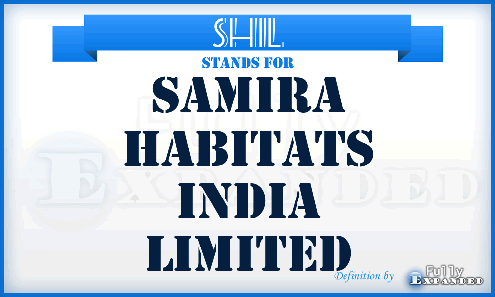 SHIL - Samira Habitats India Limited