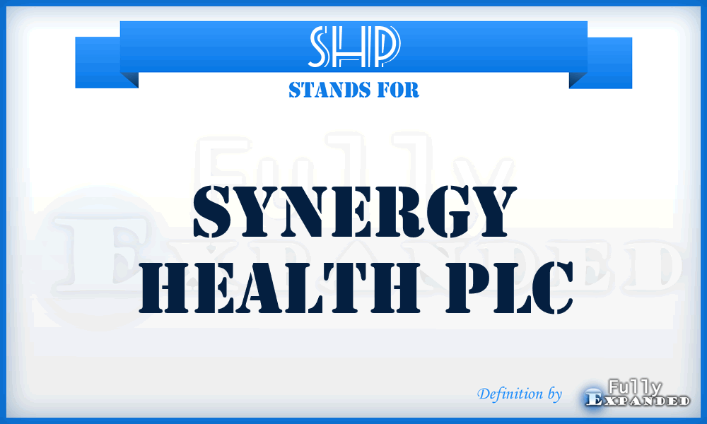 SHP - Synergy Health PLC