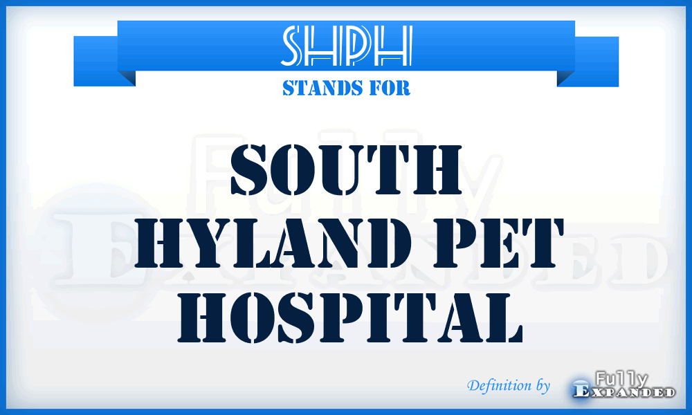 SHPH - South Hyland Pet Hospital