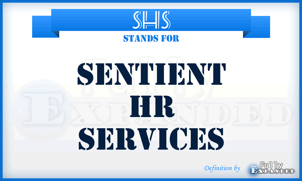 SHS - Sentient Hr Services