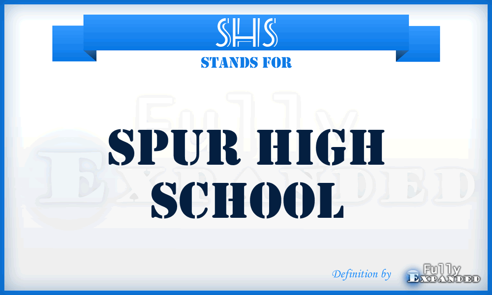 SHS - Spur High School