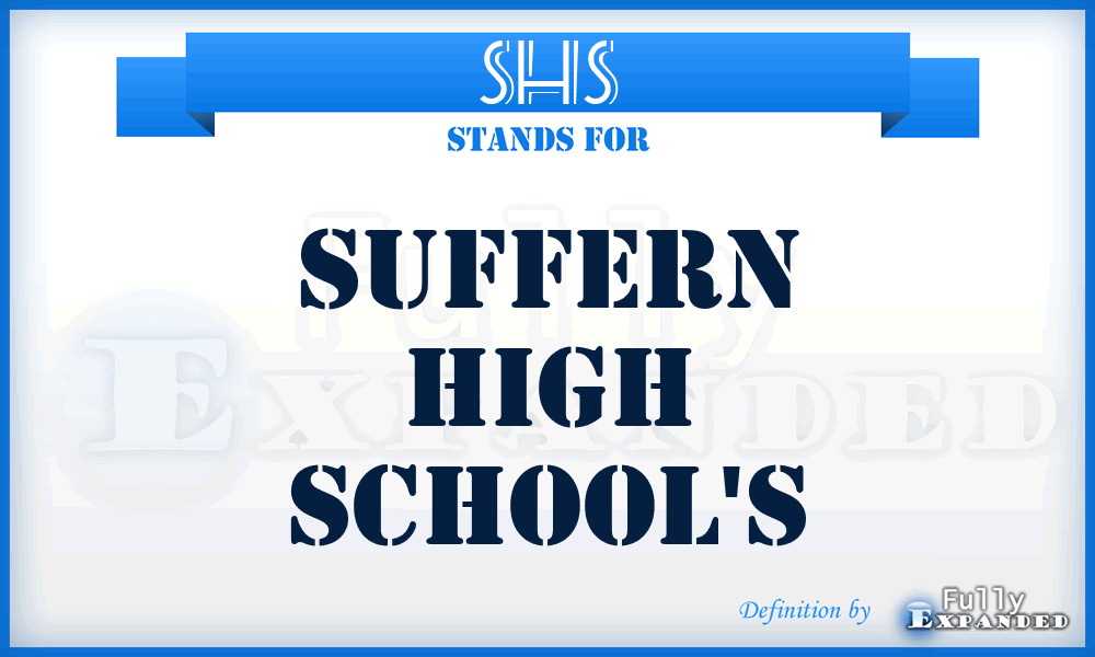 SHS - Suffern High School's