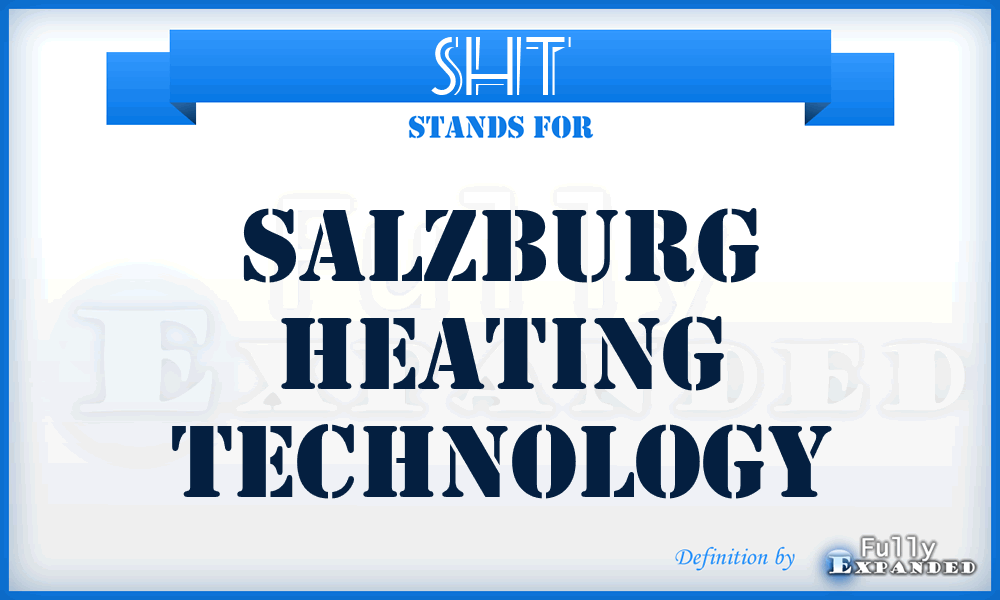SHT - Salzburg Heating Technology