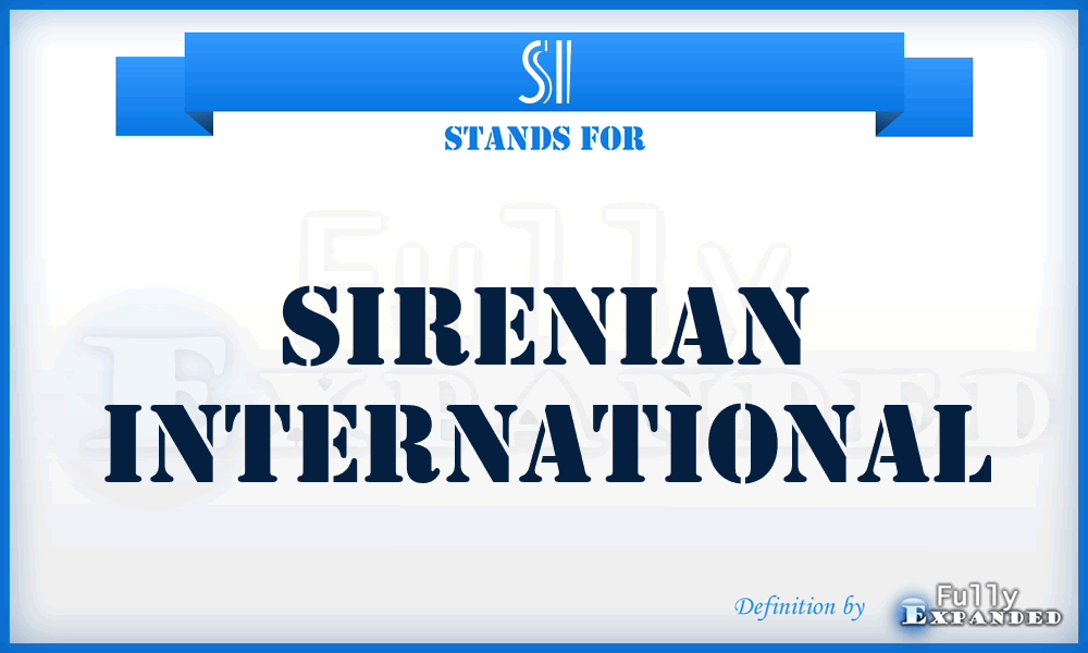 SI - Sirenian International