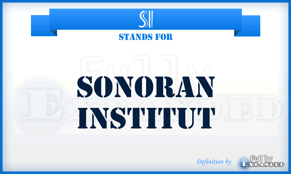 SI - Sonoran Institut