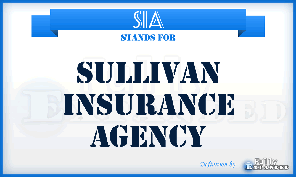 SIA - Sullivan Insurance Agency