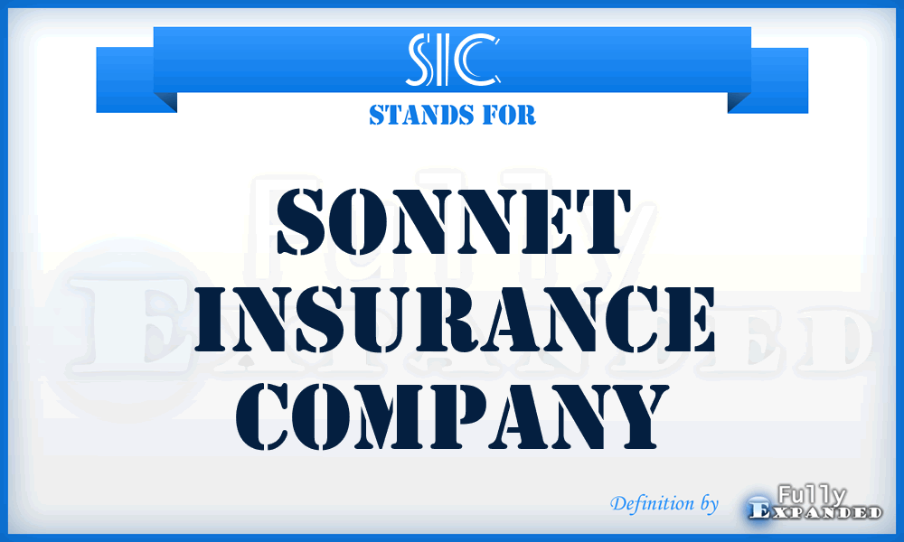 SIC - Sonnet Insurance Company