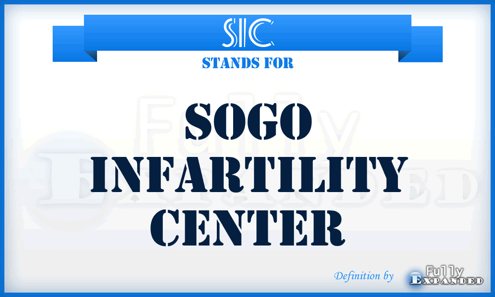 SIC - Sogo Infartility Center