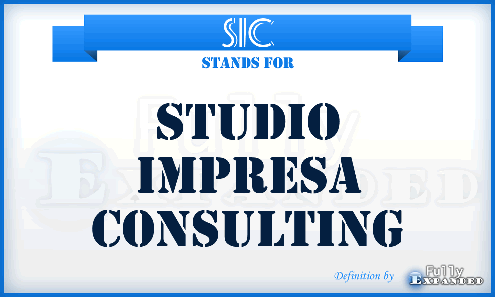 SIC - Studio Impresa Consulting