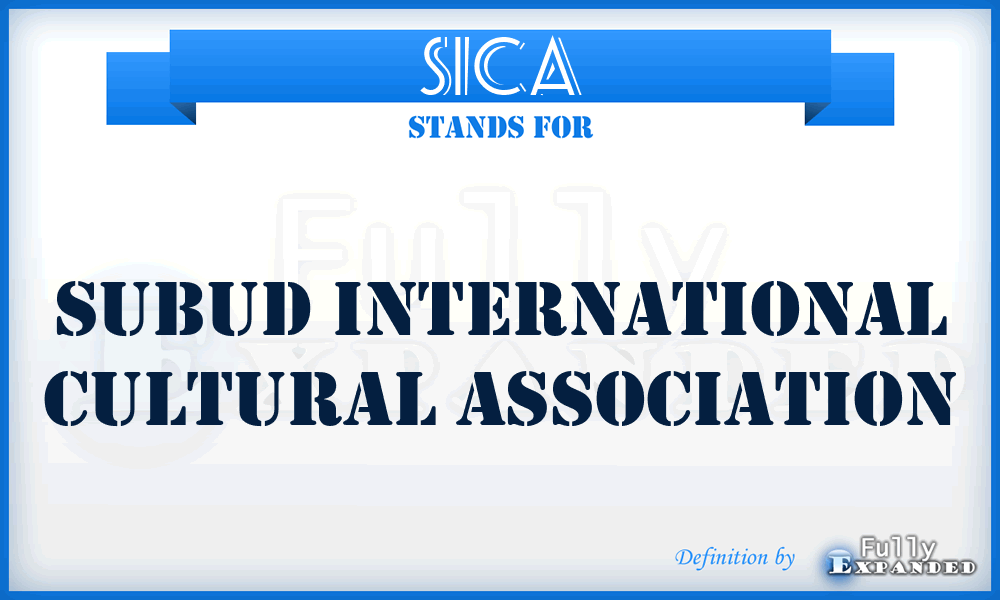 SICA - Subud International Cultural Association