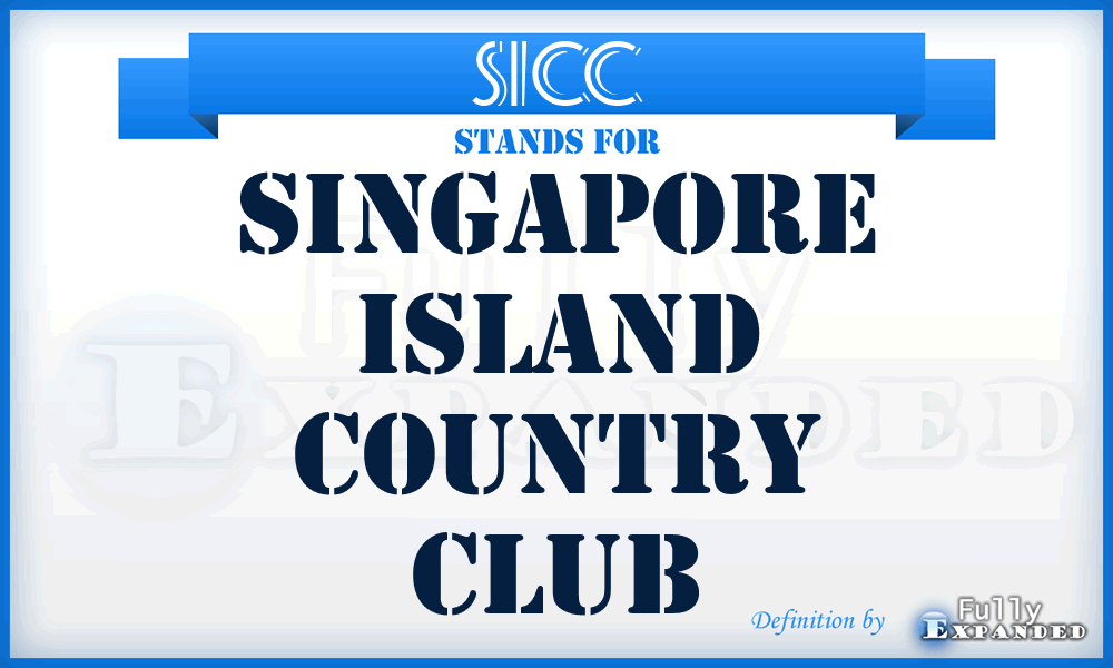 SICC - Singapore Island Country Club