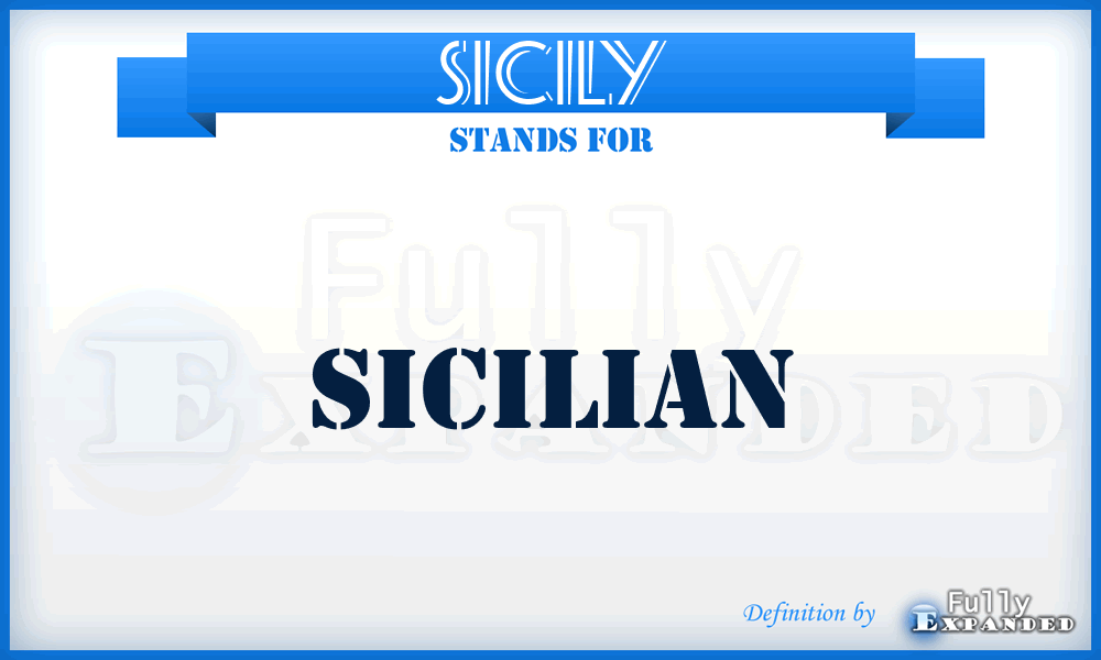 SICILY - Sicilian
