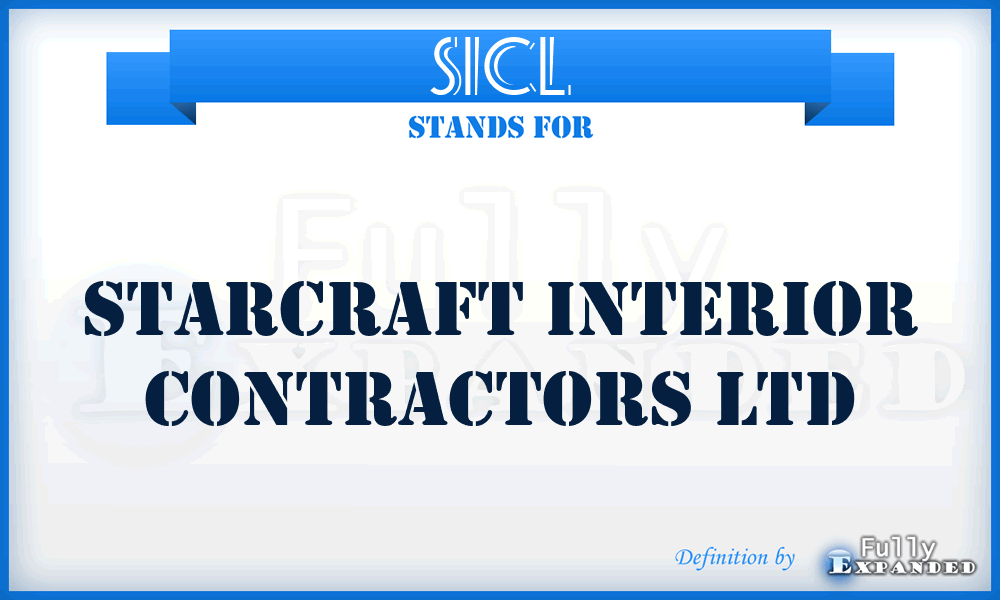 SICL - Starcraft Interior Contractors Ltd