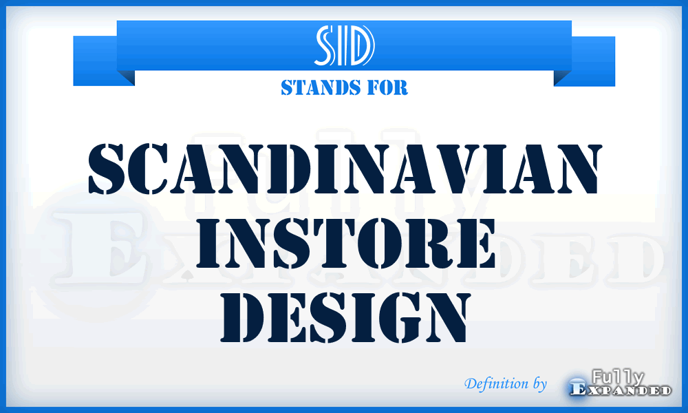 SID - Scandinavian Instore Design