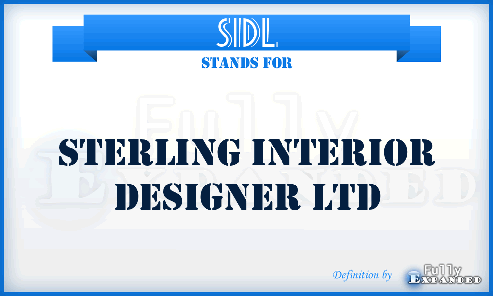 SIDL - Sterling Interior Designer Ltd